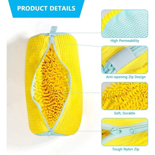 Shoe Care Kit with Laundry Pouch and Washing Bag