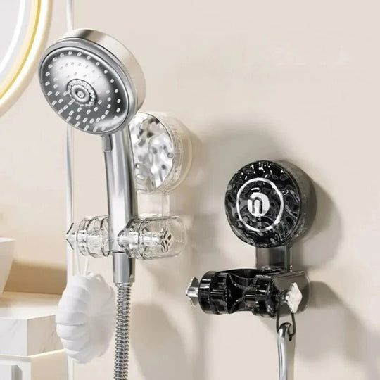 Shower Head Mount with Adjustable Suction and Rotatable Design