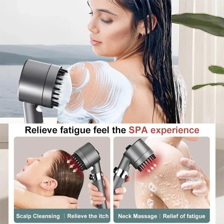 Shower Head with High-Pressure Spray and Water Saver