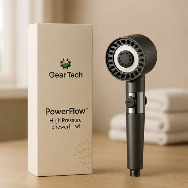 Showerhead with High Pressure and Water Filtration