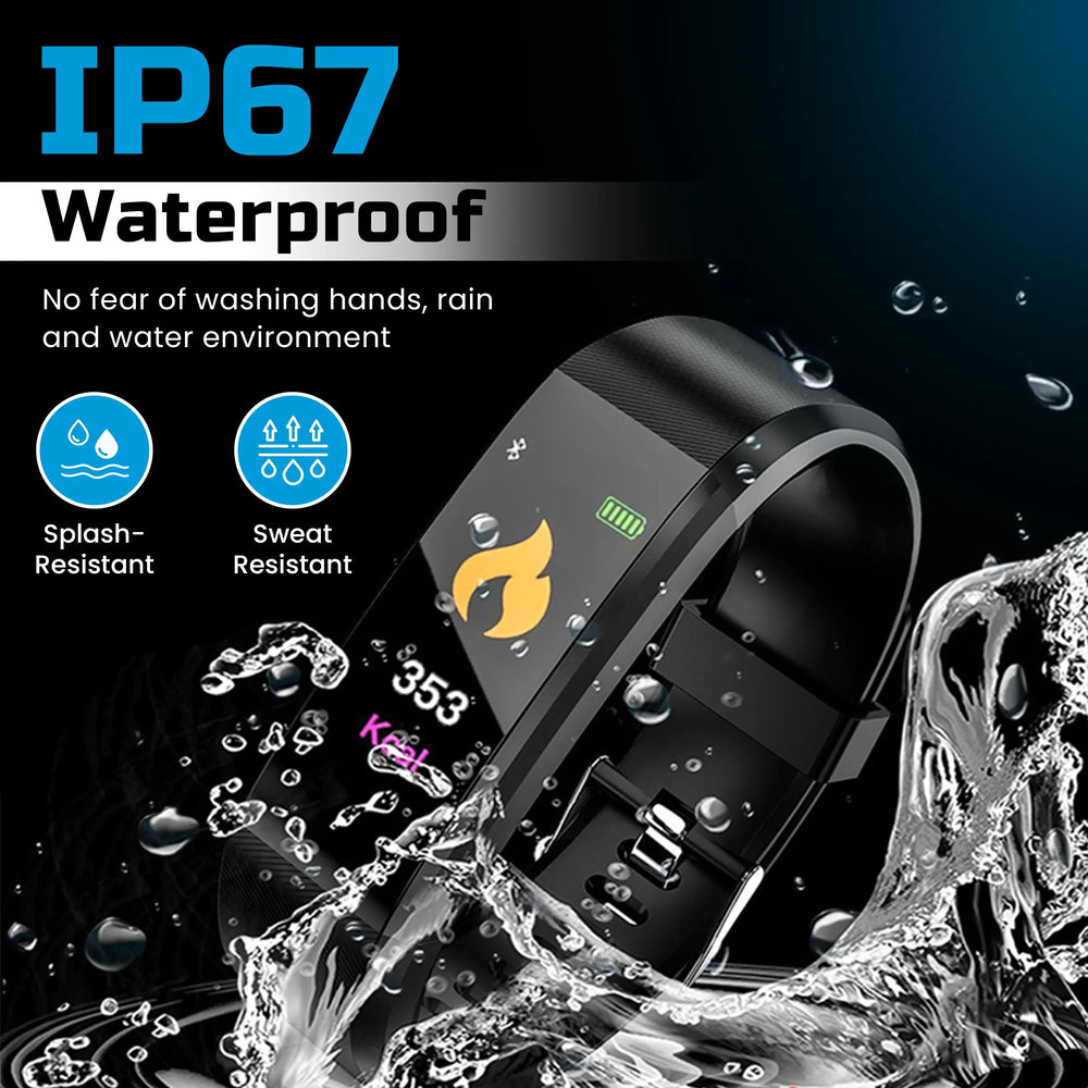 Smartwatch with Activity Tracking and LED Display