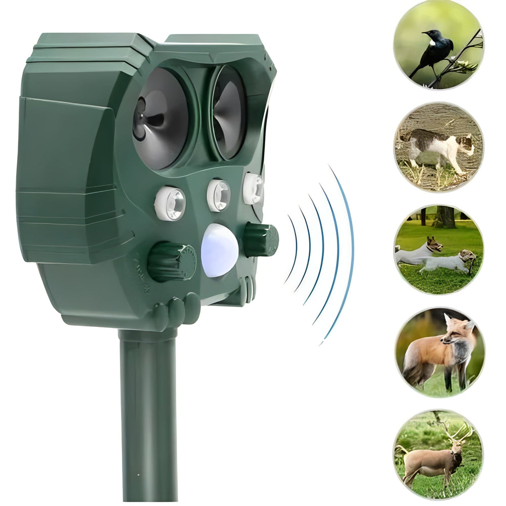 Snake Repellent with Solar Power and Motion Detection