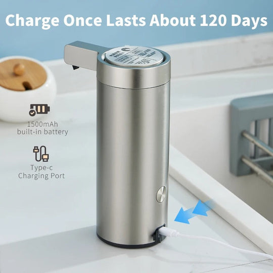Soap Dispenser with Motion Sensor and Stainless Steel
