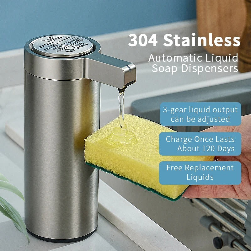 Soap Dispenser with Motion Sensor and Stainless Steel