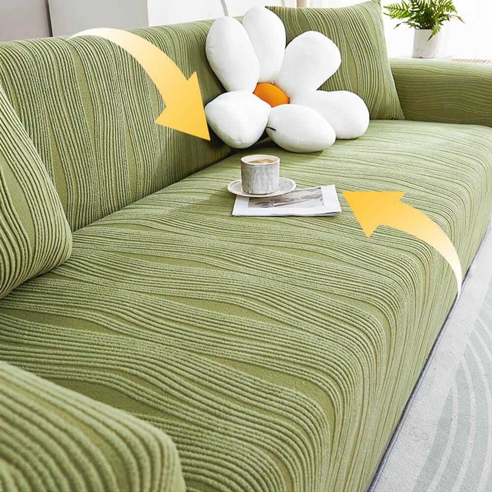 Sofa Cover with Jacquard Fabric and Pet Protection