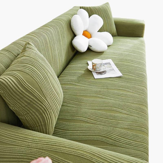 Sofa Cover with Jacquard Fabric and Pet Protection