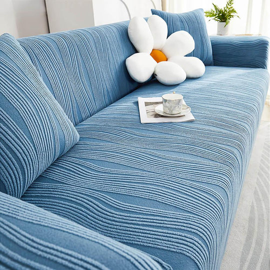 Sofa Cover with Jacquard Fabric and Pet Protection