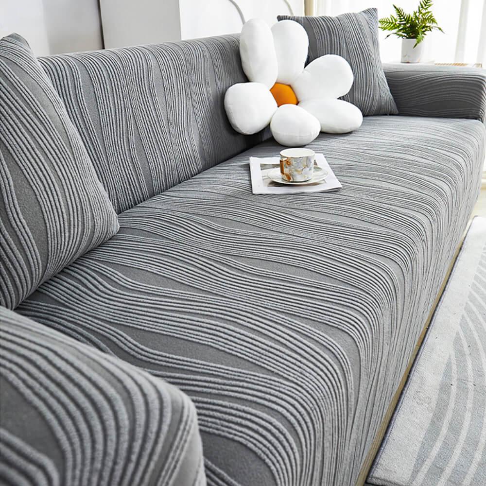 Sofa Cover with Jacquard Fabric and Pet Protection