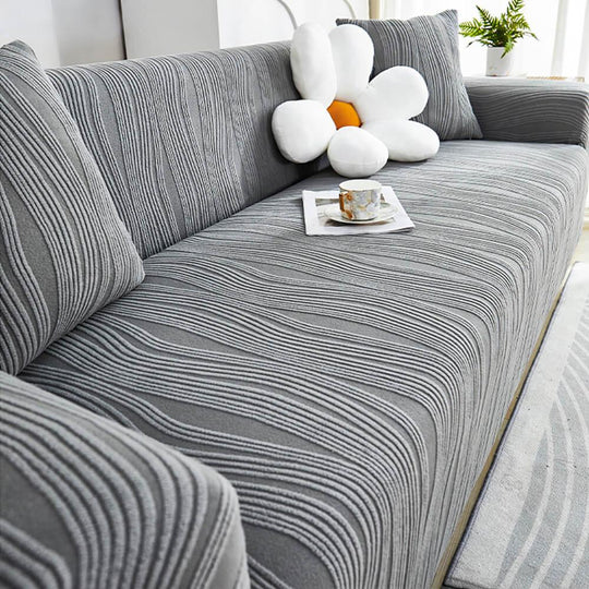 Sofa Cover with Jacquard Fabric and Pet Protection