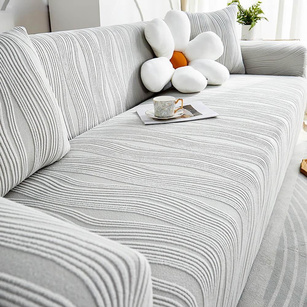 Sofa Cover with Jacquard Fabric and Pet Protection