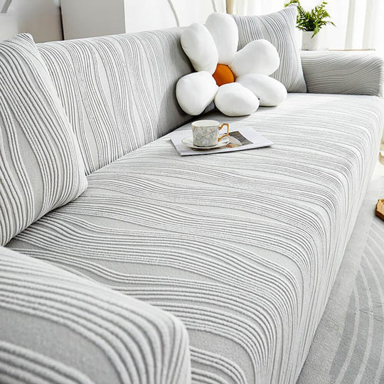 Sofa Cover with Jacquard Fabric and Pet Protection