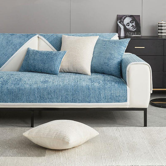 Sofa Cover with Pet-Friendly Design and Chenille Fabric
