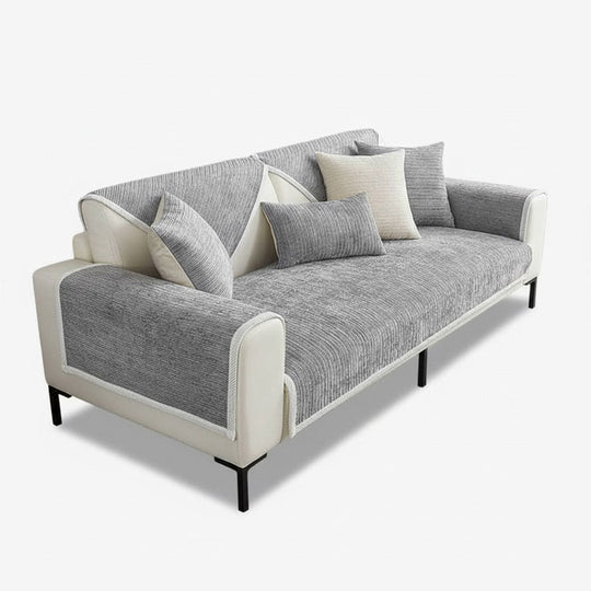 Sofa Cover with Pet-Friendly Design and Chenille Fabric