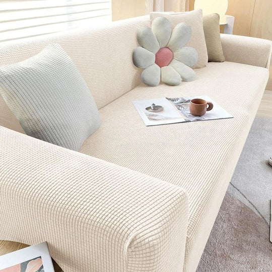 Sofa Cover with Stretch Fit and Non-Slip Design