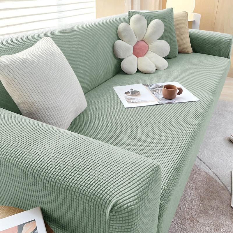 Sofa Cover with Stretch Fit and Non-Slip Design