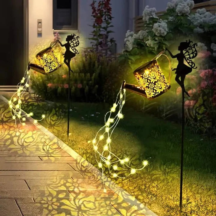 Solar Light with Metal Frame and LED Illumination