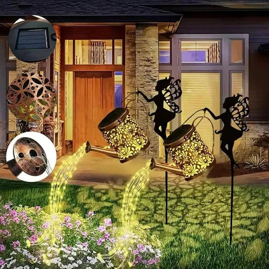 Solar Light with Metal Frame and LED Illumination