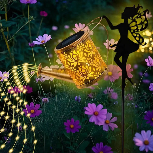 Solar Light with Metal Frame and LED Illumination