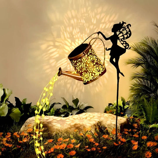 Solar Light with Metal Frame and LED Illumination