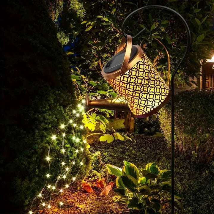 Solar Light with Metal Frame and LED Illumination