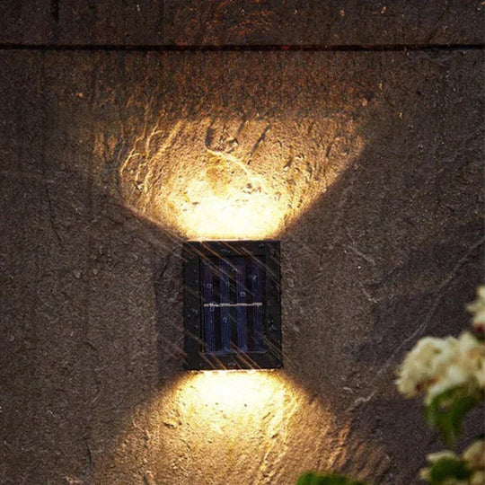 Solar Wall Lights with Wireless Design and Automatic Sensor