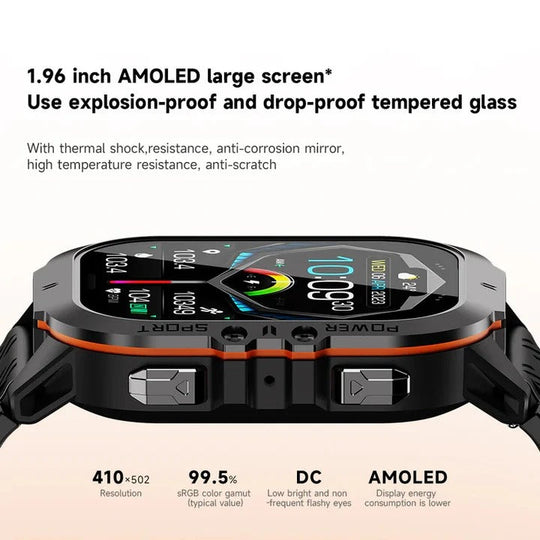 Sports Watch with Bluetooth 5.0 and Fitness Tracking