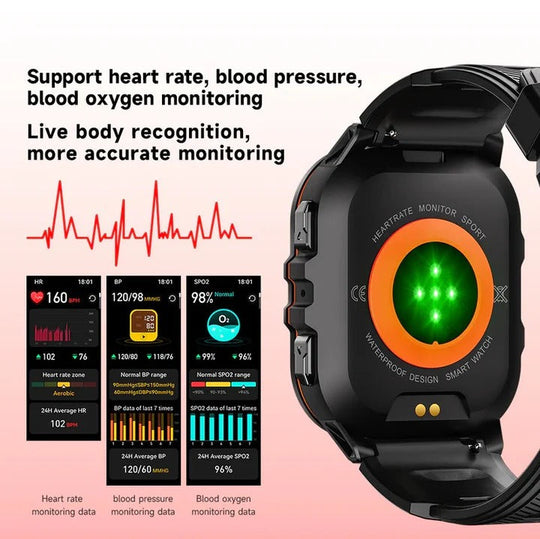Sports Watch with Bluetooth 5.0 and Fitness Tracking