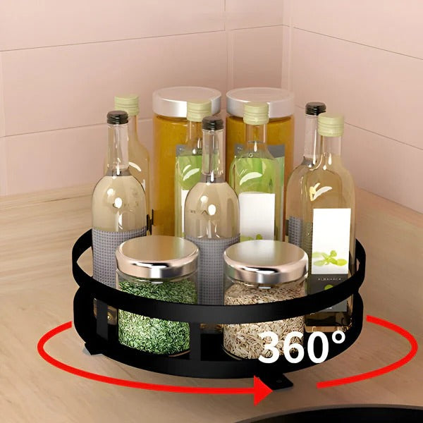 Storage Organizer with Swivel Design and 3 Tiers