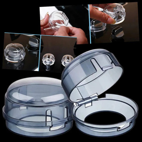 Stove Knob Covers with Snap-On Design and Safety Protection