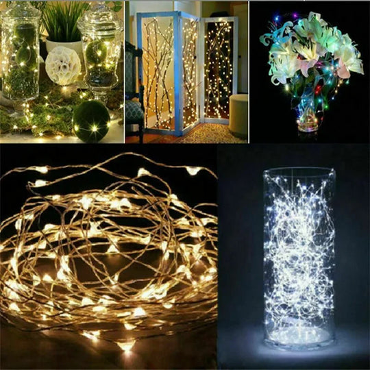 String Lights with Battery Power and Indoor Use
