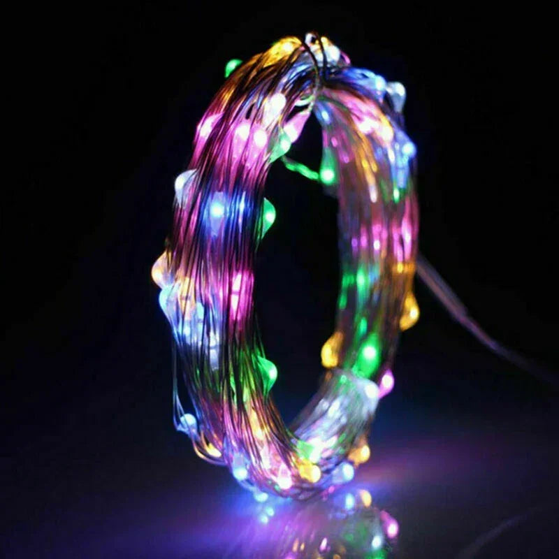 String Lights with Battery Power and Indoor Use