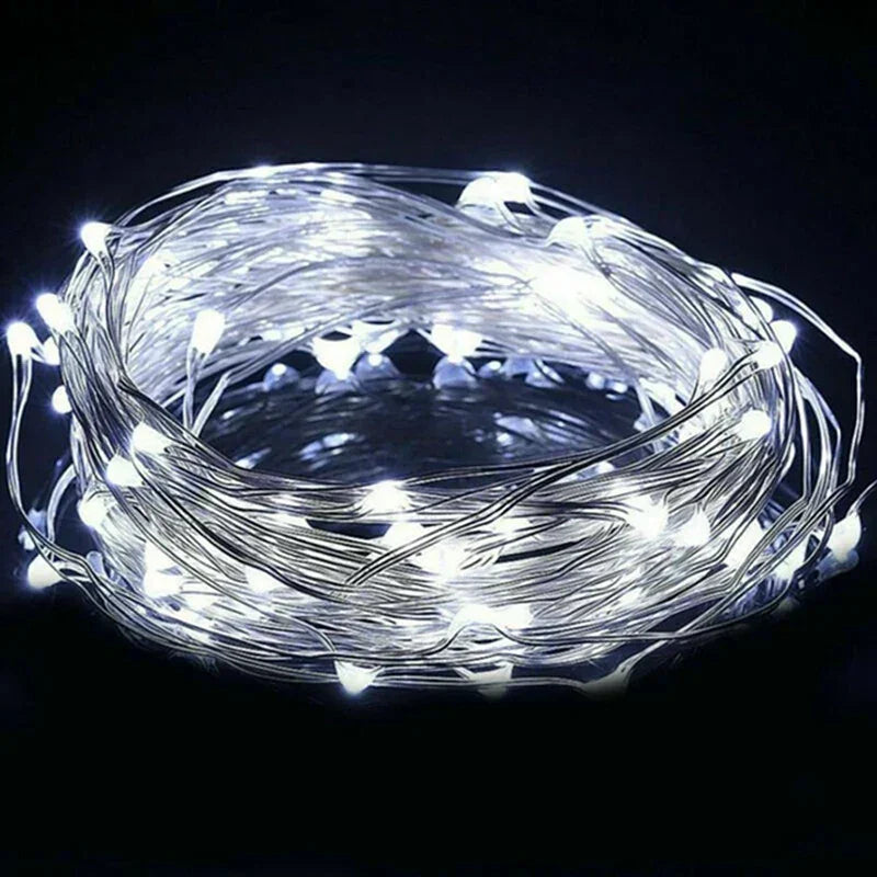 String Lights with Battery Power and Indoor Use