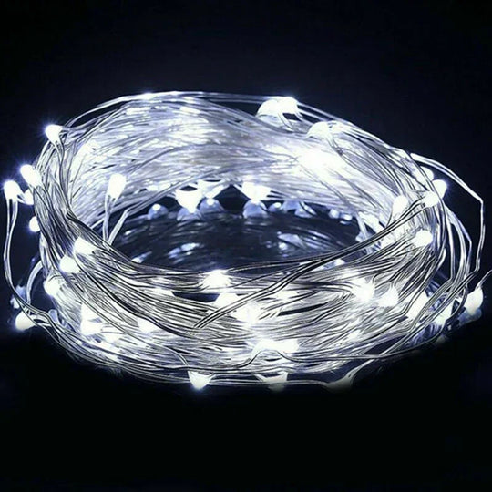 String Lights with Battery Power and Indoor Use