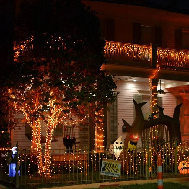 String Lights with Solar Power and Outdoor Decor