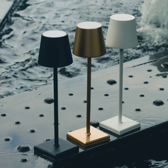 Table Lamp with LED Light and USB Charger