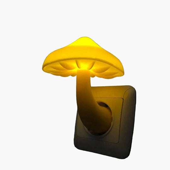 Table Lamp with LED Lighting and Mushroom Design