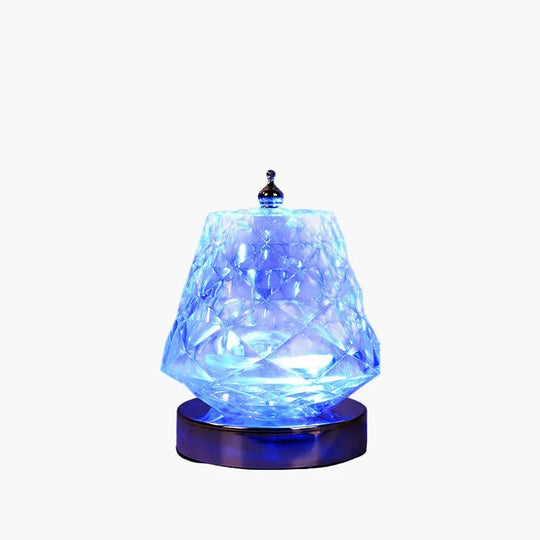 Table Lamp with Ocean Wave Design and Color Changing Light