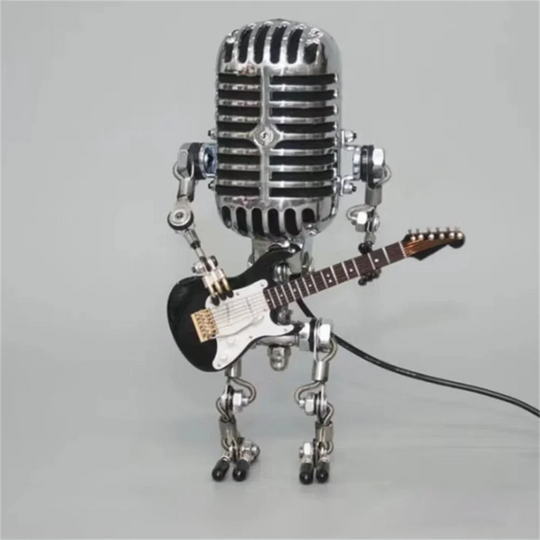 Table Lamp with Robot Design and Adjustable Brightness