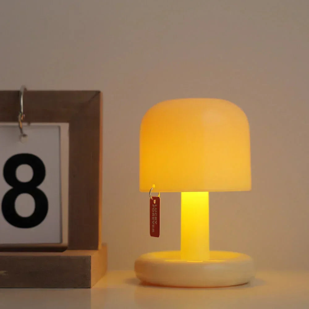 Table Lamp with Soft Glow and USB Rechargeable