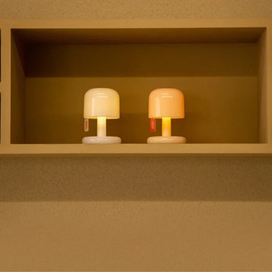 Table Lamp with Soft Glow and USB Rechargeable