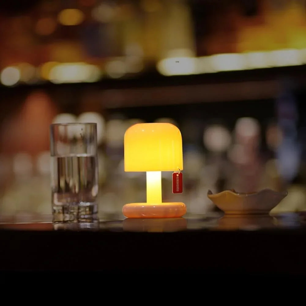 Table Lamp with Soft Glow and USB Rechargeable