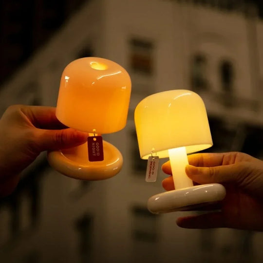 Table Lamp with Soft Glow and USB Rechargeable
