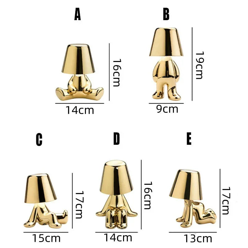 Table Lamp with Touch Control and Rechargeable LED