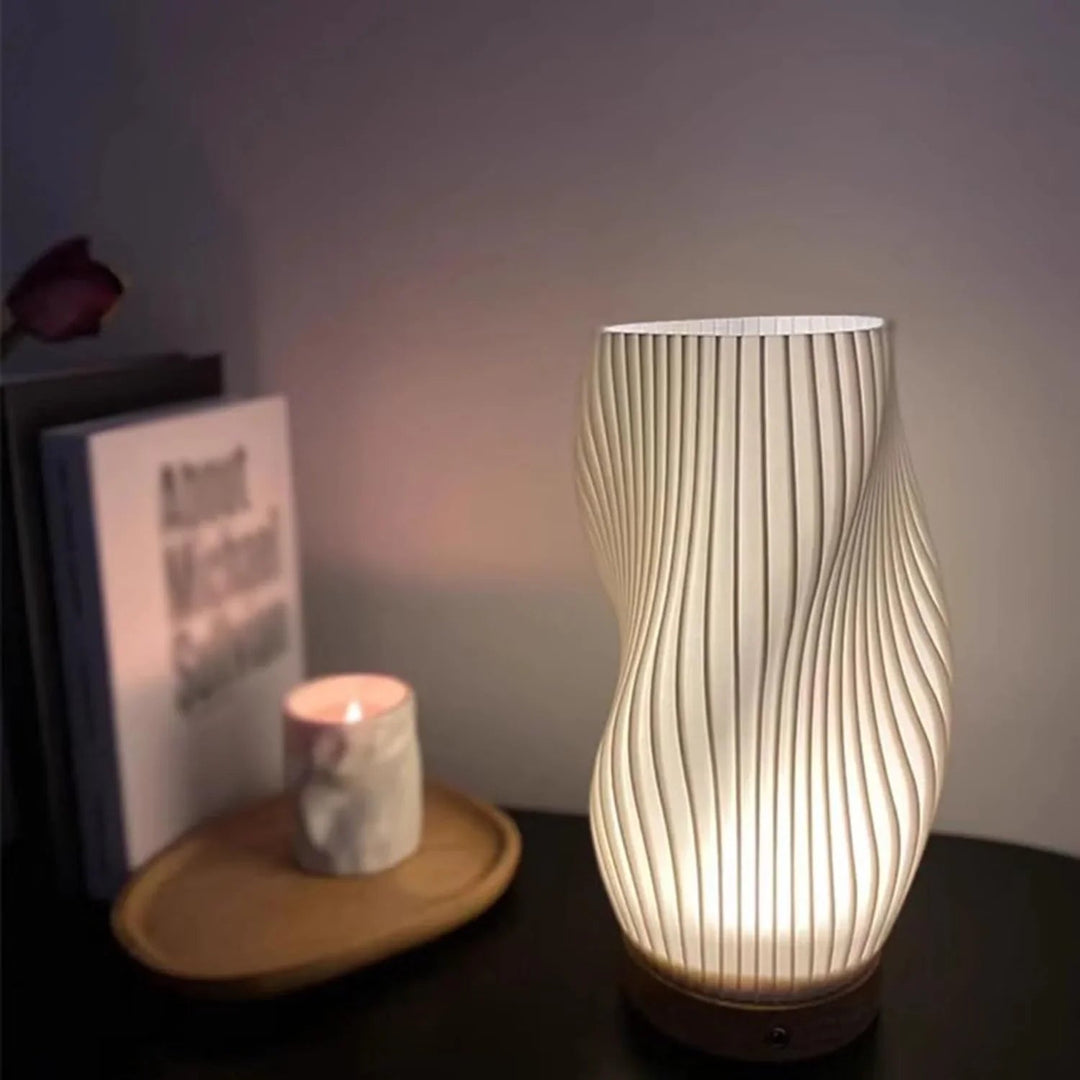 Table Lamp with USB Power and Dimmable Light