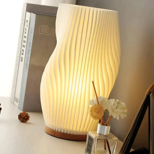 Table Lamp with USB Power and Dimmable Light
