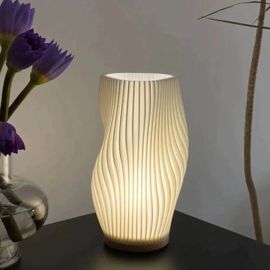 Table Lamp with USB Power and Dimmable Light