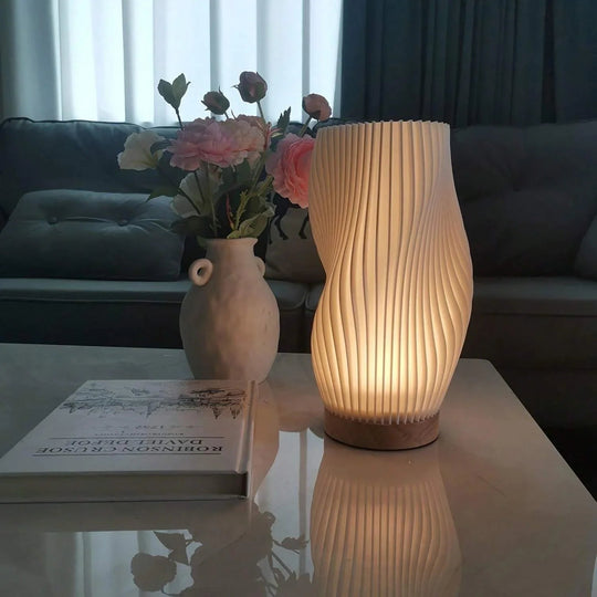 Table Lamp with USB Power and Dimmable Light