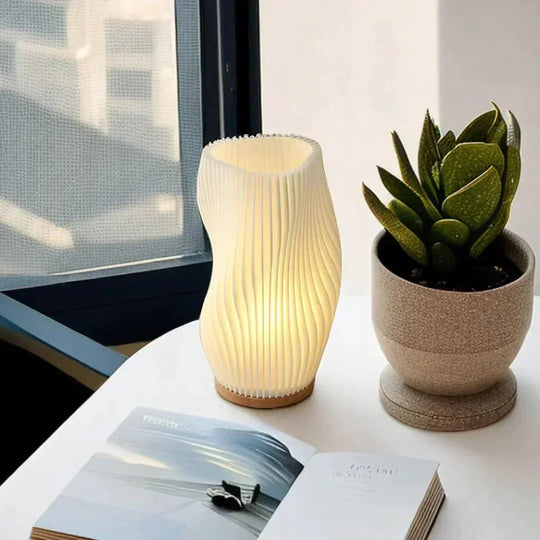 Table Lamp with USB Power and Dimmable Light