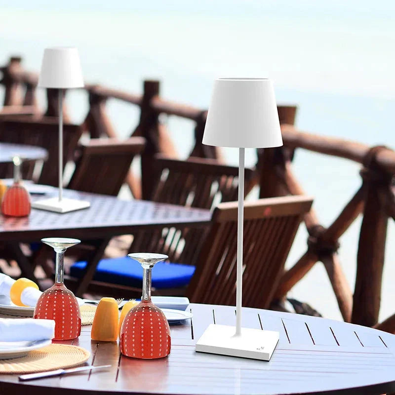 Table Lamp with Wireless Design and Adjustable Brightness