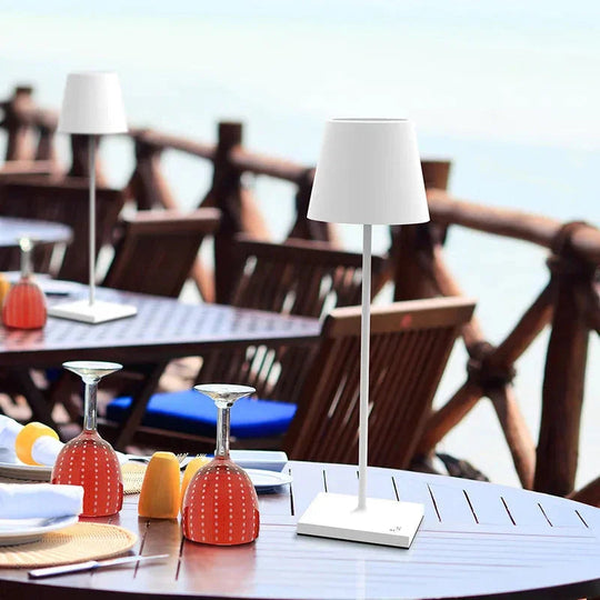 Table Lamp with Wireless Design and Adjustable Brightness